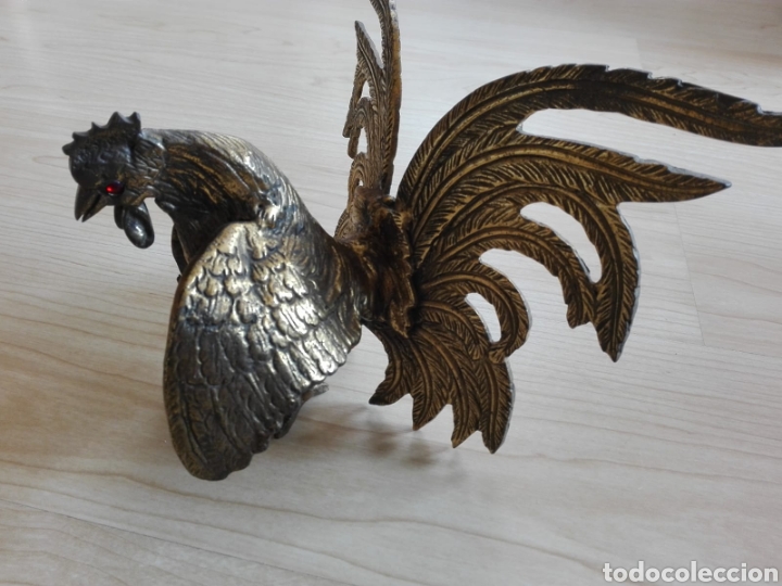 Antig&uuml;edades: Gallo de bronce - Foto 2