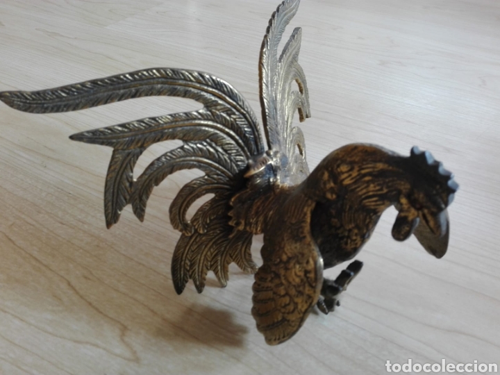 Antig&uuml;edades: Gallo de bronce - Foto 3