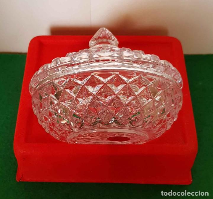 Antig&uuml;edades: BOMBONERA CRISTAL D&acute;ARQUES, nueva - Foto 4
