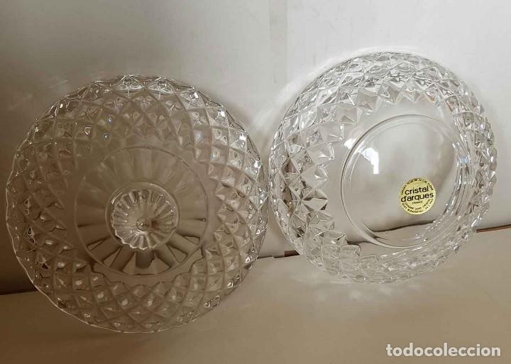 Antig&uuml;edades: BOMBONERA CRISTAL D&acute;ARQUES, nueva - Foto 5