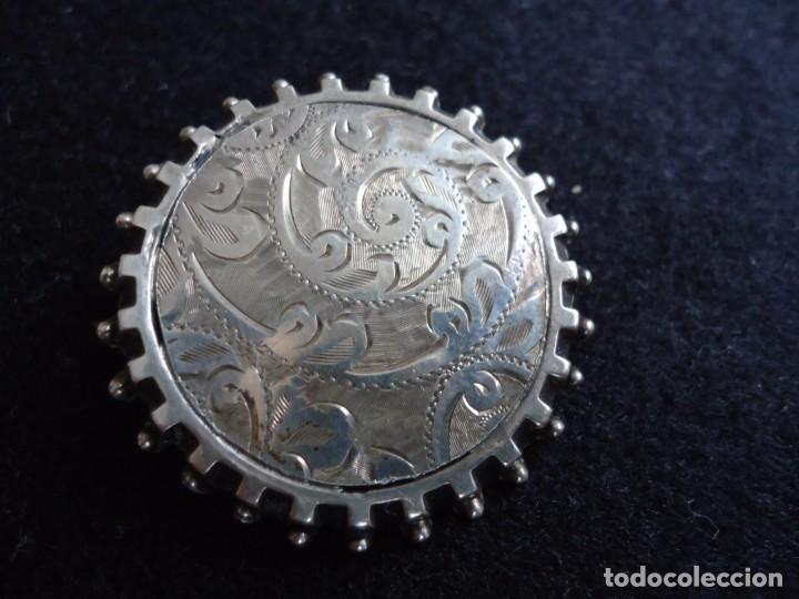 Antig&uuml;edades: BROCHE ANTIGUO DE PLATA DE LEY - Foto 1