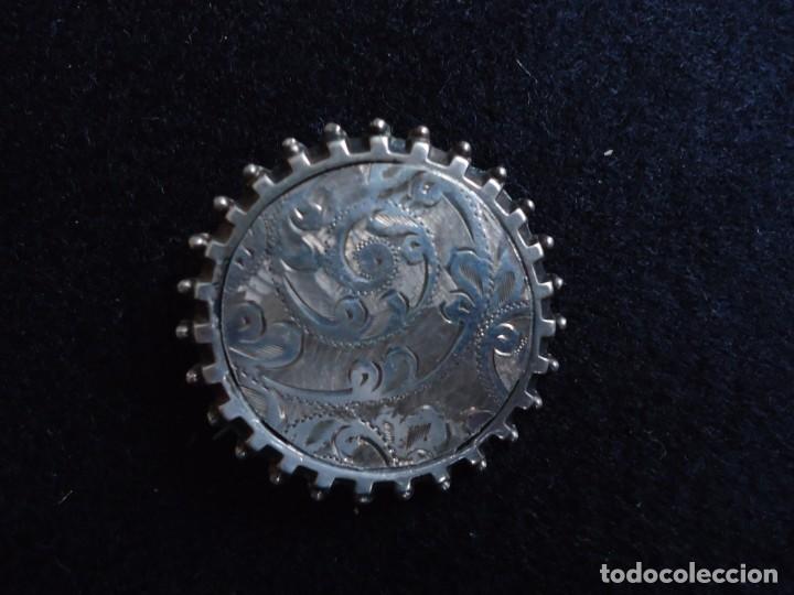 Antig&uuml;edades: BROCHE ANTIGUO DE PLATA DE LEY - Foto 2