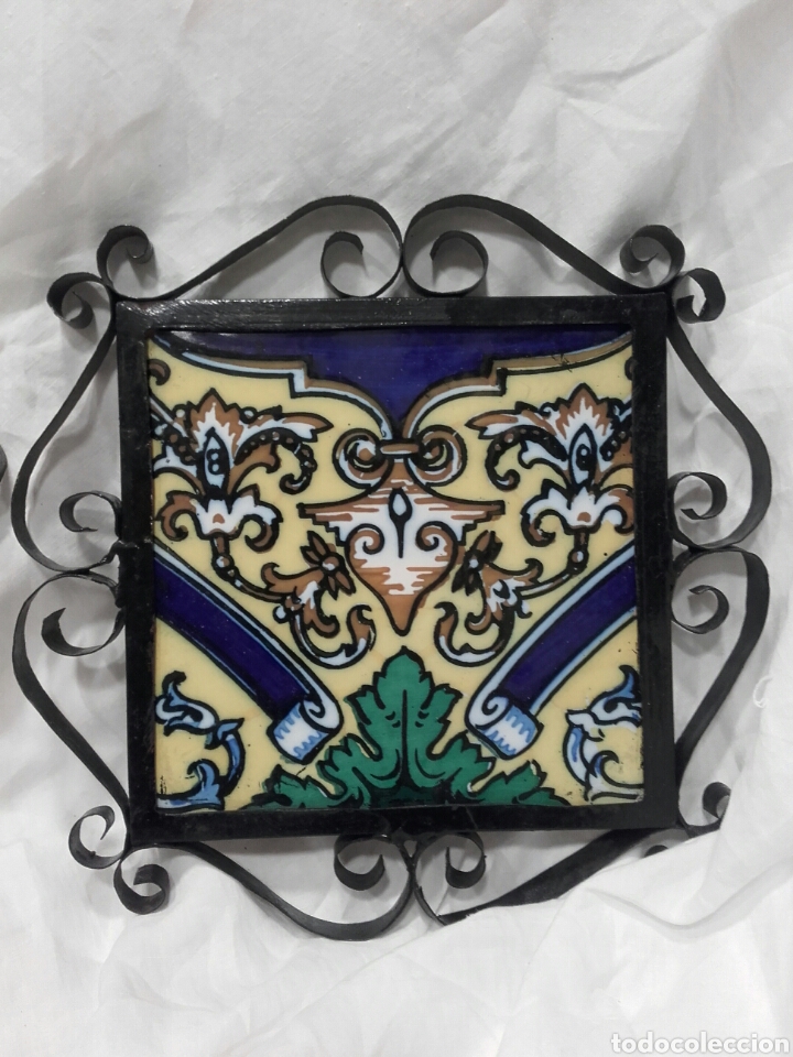 Antig&uuml;edades: AZULEJOS A&Ntilde;OS 50. - Foto 2