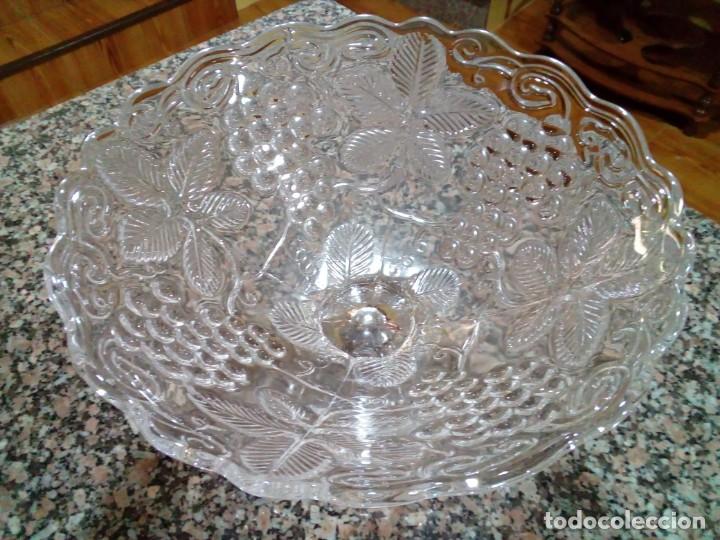 Antig&uuml;edades: CENTRO DE MESA DE CRISTAL TALLADO - Foto 1