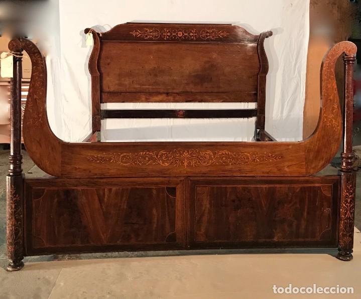 Antig&uuml;edades: Cama de matrimonio isabelina - Foto 4