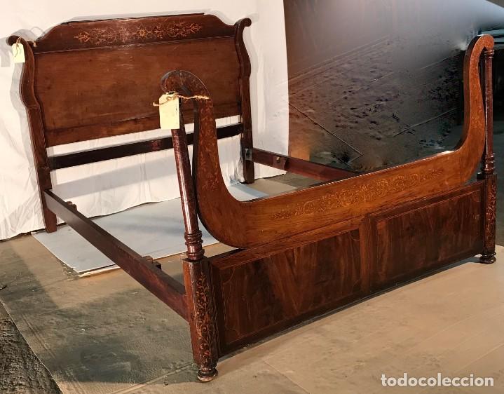 Antig&uuml;edades: Cama de matrimonio isabelina - Foto 2