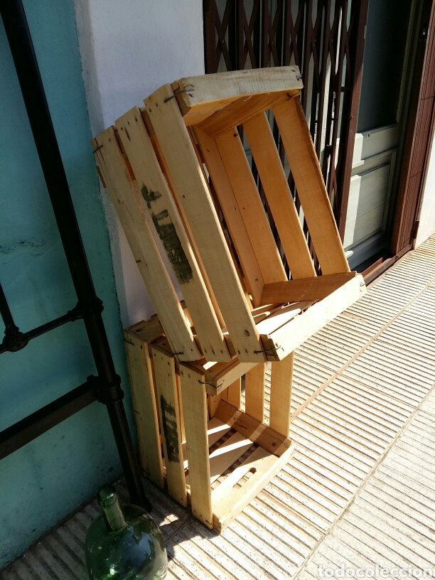 Antig&uuml;edades: Cajas de fruta madera - Foto 1