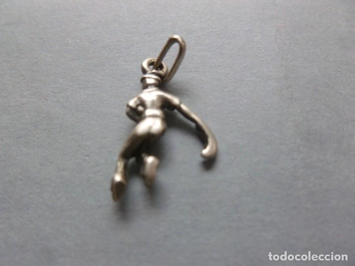 Antig&uuml;edades: CADENA Y COLGANTE (CESTAPUNTA) VASCO DE PLATA - Foto 3