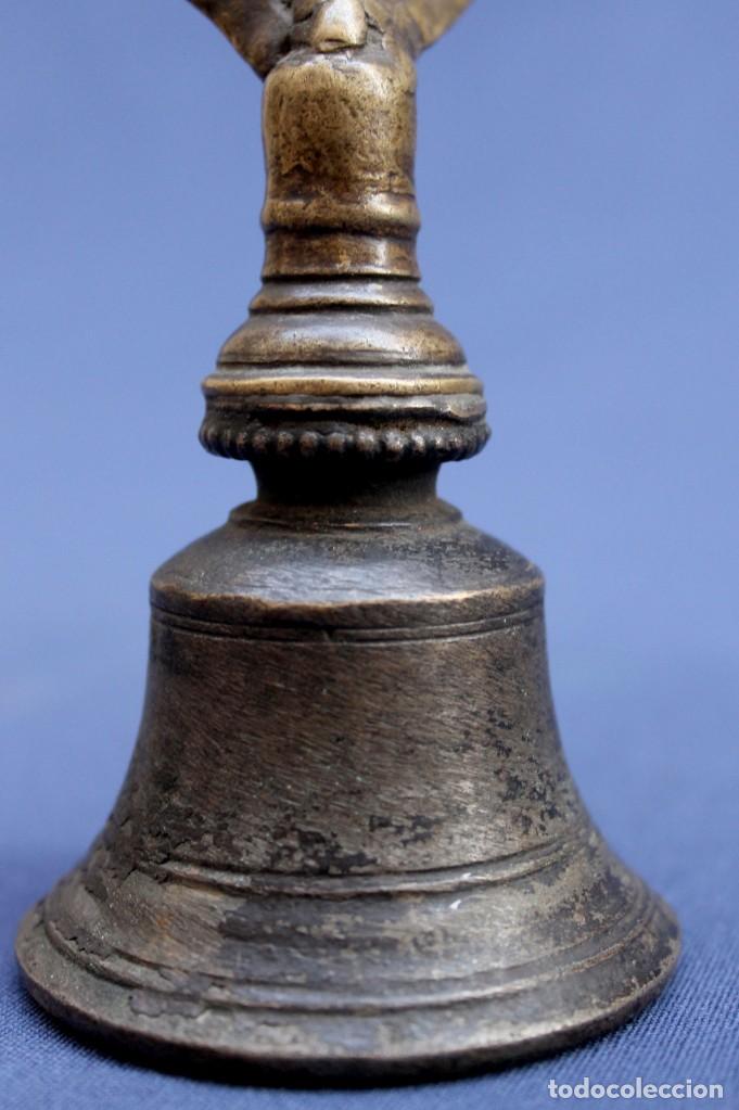 Antig&uuml;edades: Antigua campana India - Foto 8