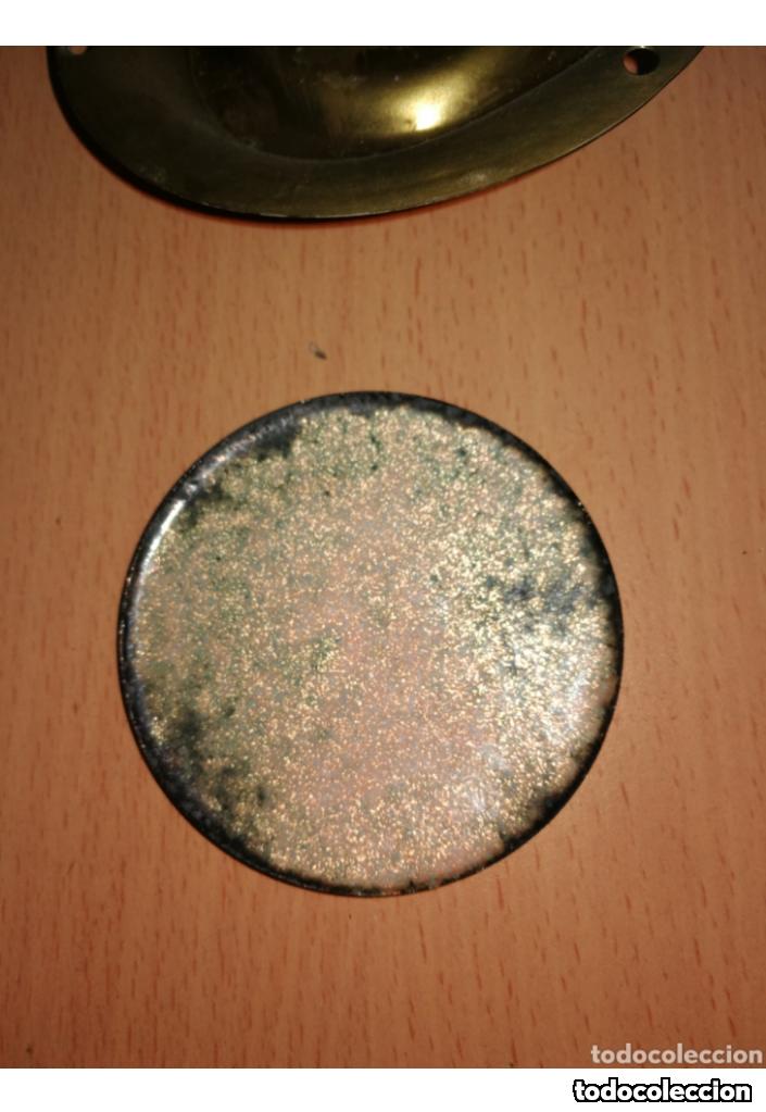 Antig&uuml;edades: CORNUCOPIAS DE BRONCE CON ESMALTE A FUEGO - Foto 4