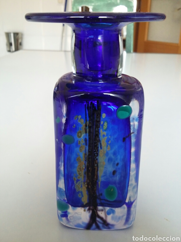 Oggetti Antichi: Jarr&oacute;n cristal checo pintado a mano y firmado por su autor.