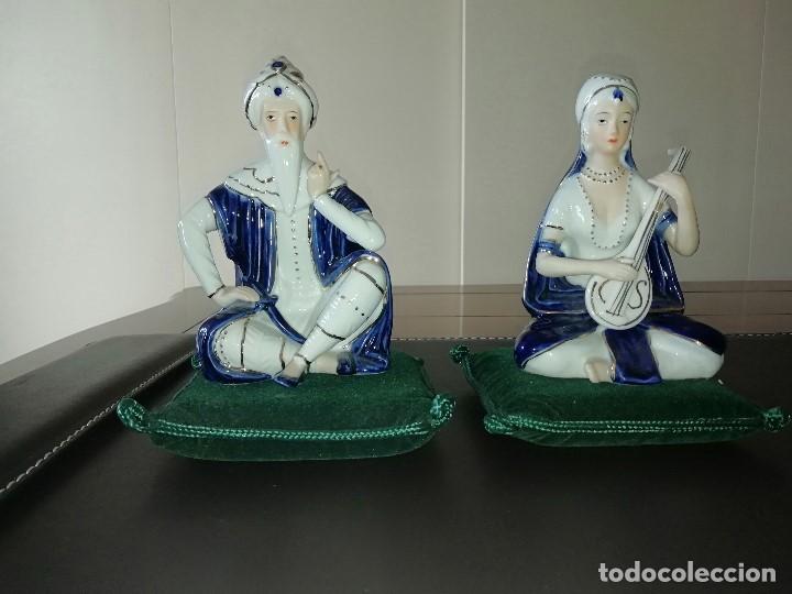 Antig&uuml;edades: Figuras porcelana fina italiana