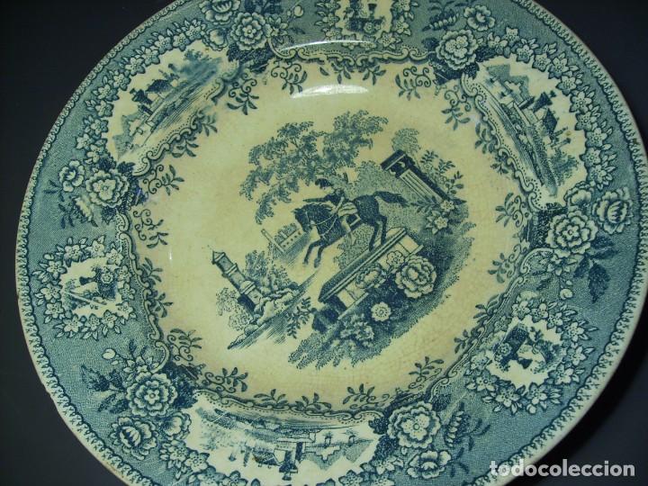 Antig&uuml;edades: PLATO  CER&Aacute;MICA  XIX - Foto 2