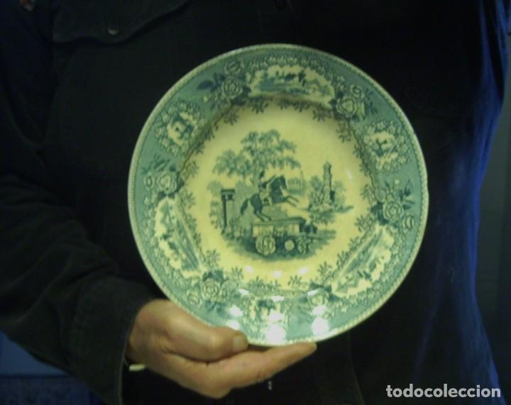 Antig&uuml;edades: PLATO  CER&Aacute;MICA  XIX - Foto 7