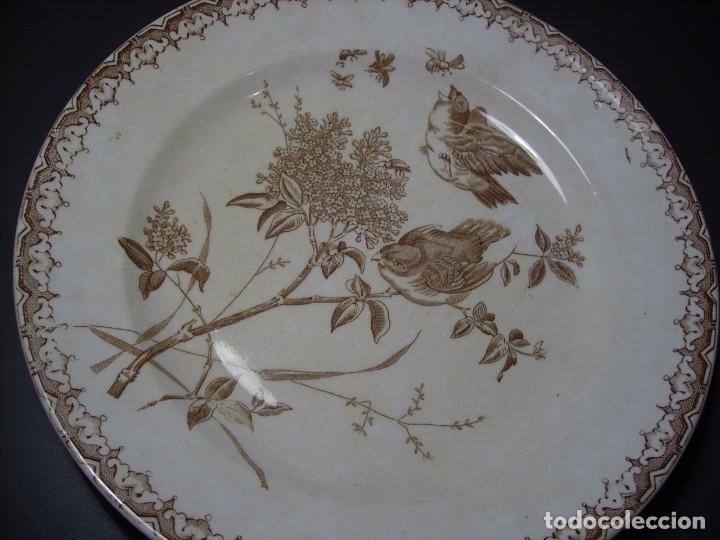 Antig&uuml;edades: PLATO  CER&Aacute;MICA  XIX - Foto 2