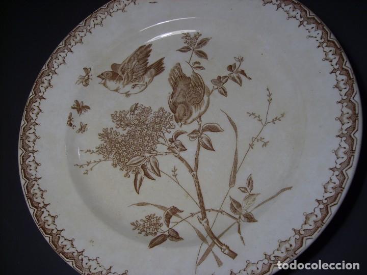 Antig&uuml;edades: PLATO  CER&Aacute;MICA  XIX - Foto 3