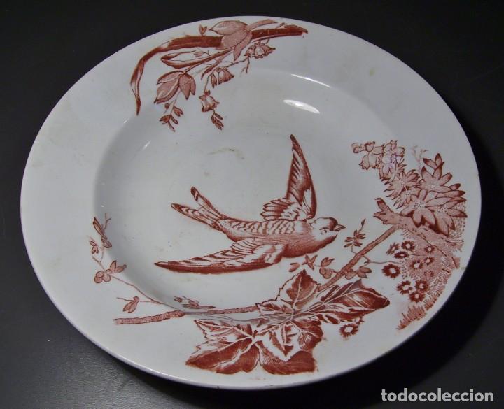 Antig&uuml;edades: PLATO  CER&Aacute;MICA  XIX - Foto 1