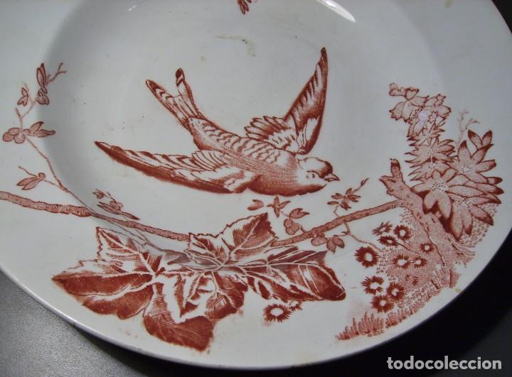 Antig&uuml;edades: PLATO  CER&Aacute;MICA  XIX - Foto 2