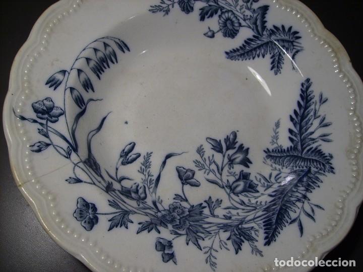 Antig&uuml;edades: PLATO  CER&Aacute;MICA  XIX - Foto 5