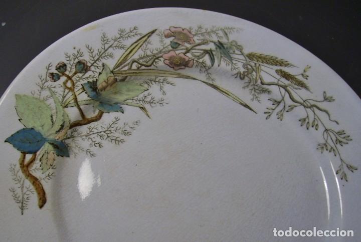 Antig&uuml;edades: PLATO  CER&Aacute;MICA  XIX - Foto 3