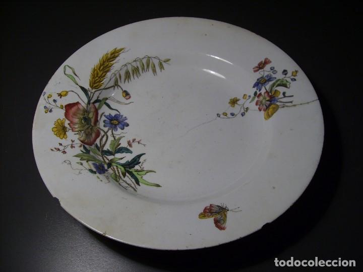 Antig&uuml;edades: PLATO  CER&Aacute;MICA  XIX - Foto 1