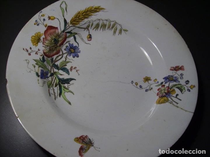 Antig&uuml;edades: PLATO  CER&Aacute;MICA  XIX - Foto 2