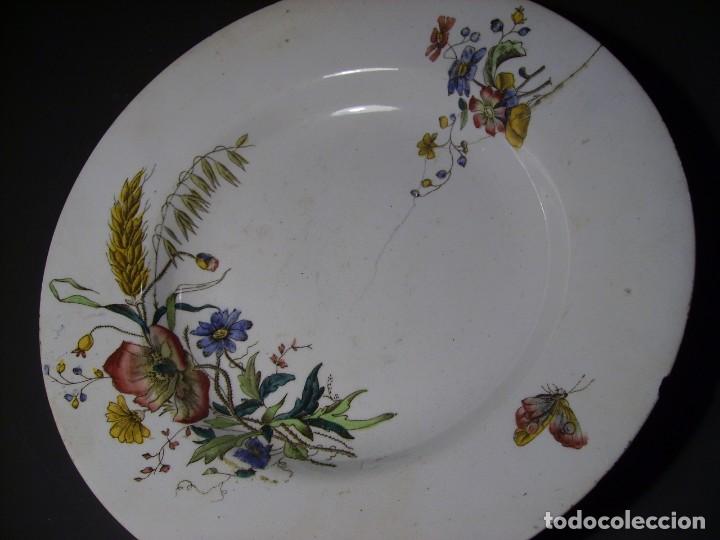 Antig&uuml;edades: PLATO  CER&Aacute;MICA  XIX - Foto 3