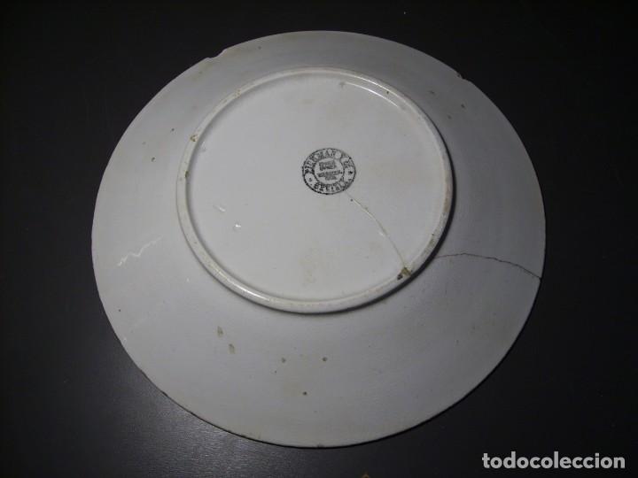 Antig&uuml;edades: PLATO  CER&Aacute;MICA  XIX - Foto 7