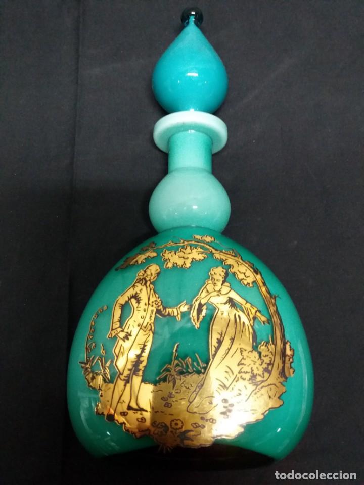 Antig&uuml;edades: PERFUMERO CRISTAL MURANO LATTIMO - Foto 1