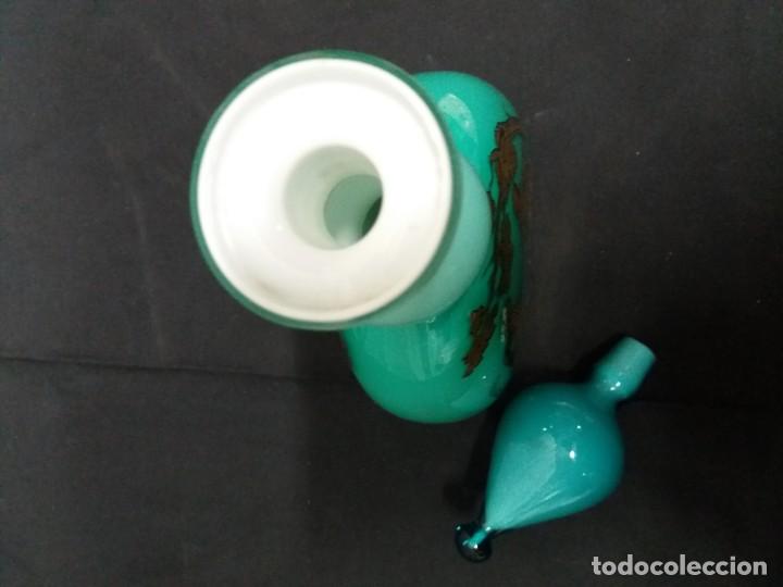 Antig&uuml;edades: PERFUMERO CRISTAL MURANO LATTIMO - Foto 3