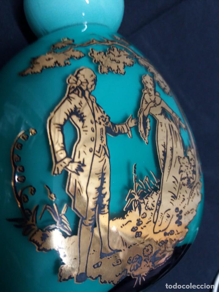 Antig&uuml;edades: PERFUMERO CRISTAL MURANO LATTIMO - Foto 4