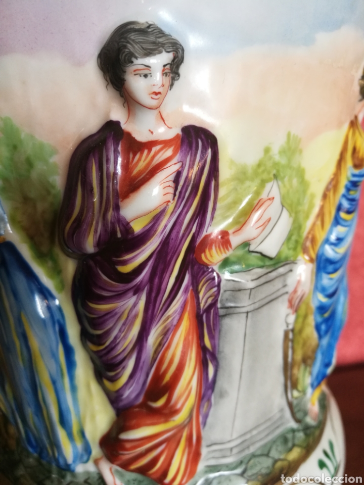 Antig&uuml;edades: Jarron capodimonte - Foto 6