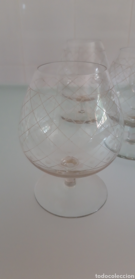 Antig&uuml;edades: Antiguas copas de cristal - Foto 2