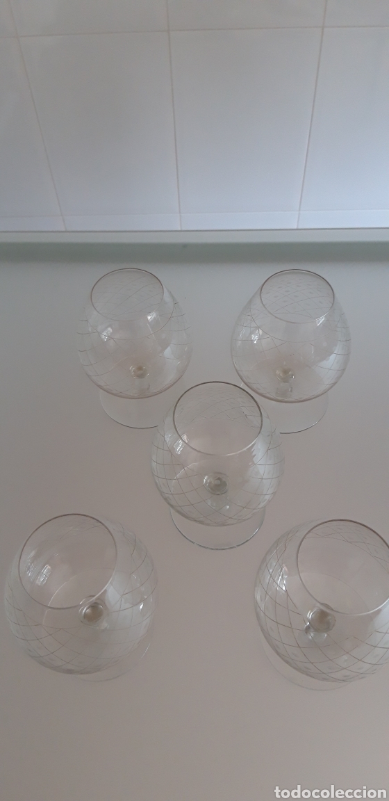 Antig&uuml;edades: Antiguas copas de cristal - Foto 3