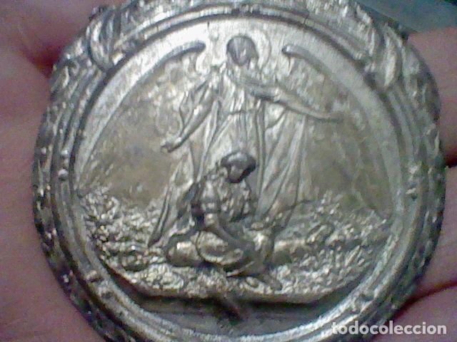 Antiques: NACIMIENTO NI&Ntilde;O JESUS ARCANGEL ALAS PROTECTOR CREO GABRIEL 7 CMS ALTO