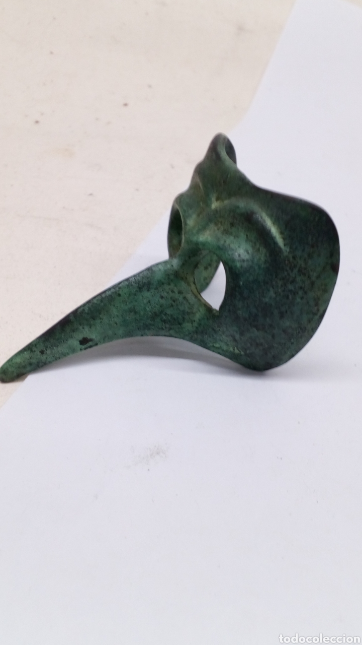 Antig&uuml;edades: Marcara de bronce Venecia - Foto 1