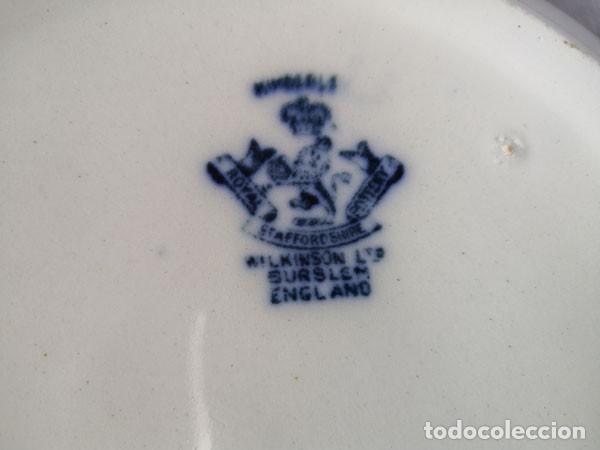 Antig&uuml;edades: SOPERA INGLESA DECORADA EN AZUL COBALTO CON SELLO EN LA BASE - Foto 8