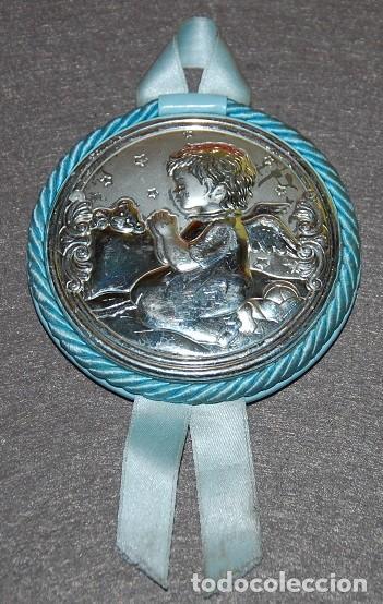 Antig&uuml;edades: MEDALLA DE CUNA EN PLATA - Foto 1