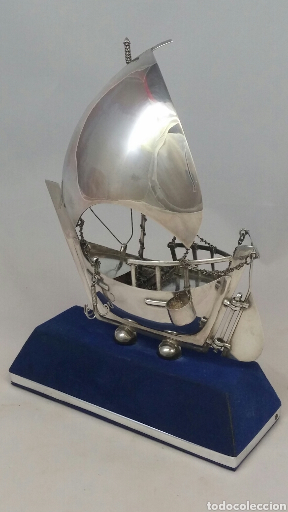 Antig&uuml;edades: Barco de plata - Foto 1