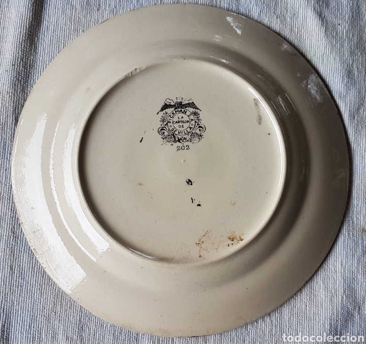 Antig&uuml;edades: Antiguo plato pickman - Foto 2