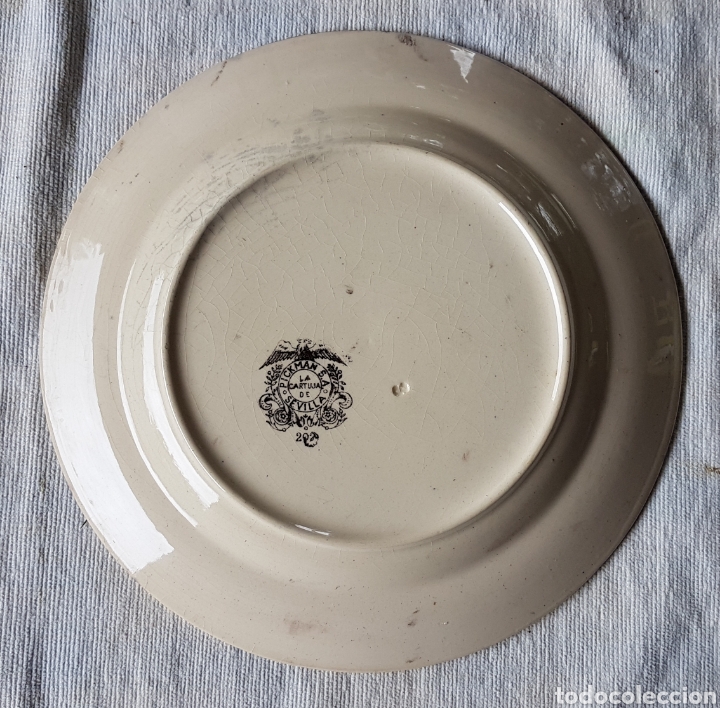 Antig&uuml;edades: Antiguo plato pickman - Foto 2