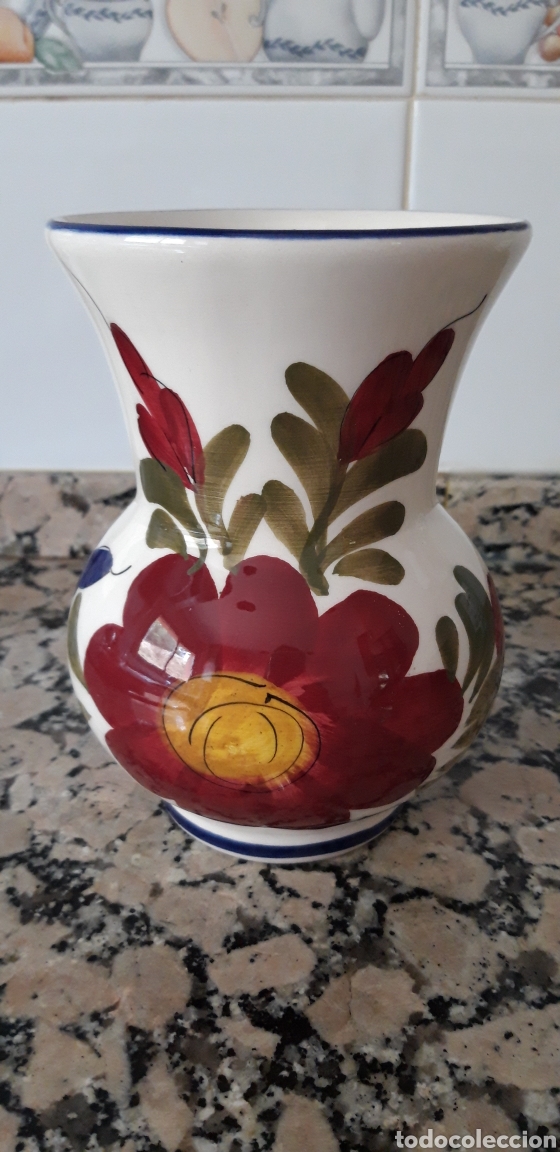 Antig&uuml;edades: Jarr&oacute;n de cer&aacute;mica esmaltada manises - Foto 1