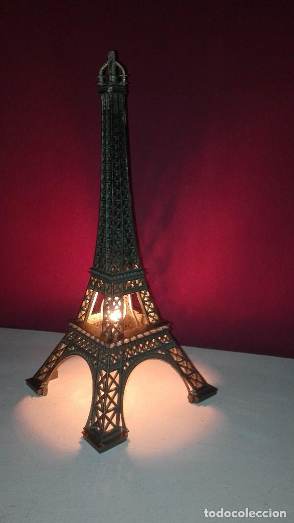 Antig&uuml;edades: ANTIGUA LAMPARA TORRE EIFFEL - Foto 2