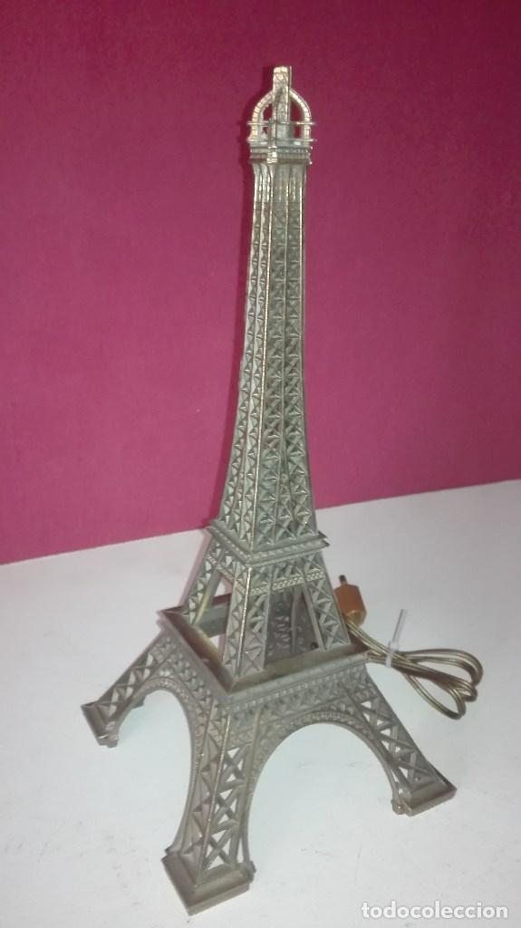 Antig&uuml;edades: ANTIGUA LAMPARA TORRE EIFFEL - Foto 3