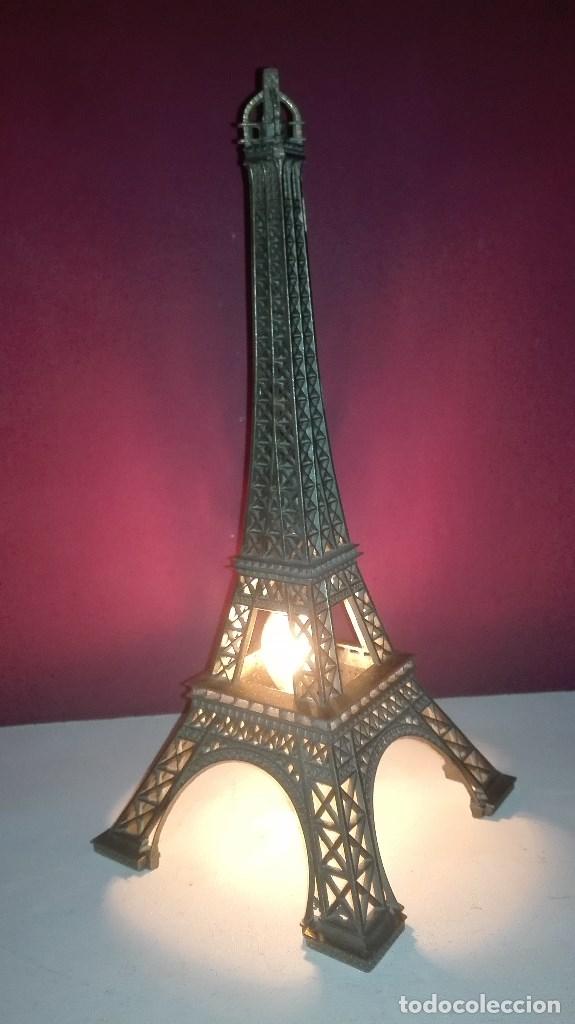 Antig&uuml;edades: ANTIGUA LAMPARA TORRE EIFFEL - Foto 4
