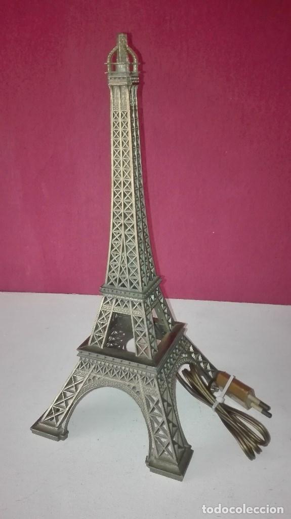 Antig&uuml;edades: ANTIGUA LAMPARA TORRE EIFFEL - Foto 5