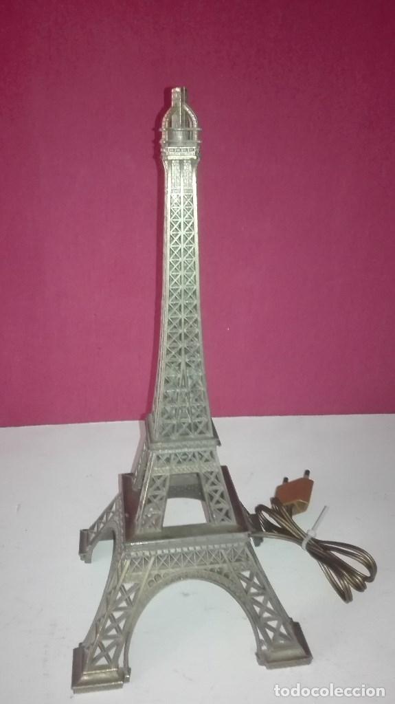 Antig&uuml;edades: ANTIGUA LAMPARA TORRE EIFFEL - Foto 7