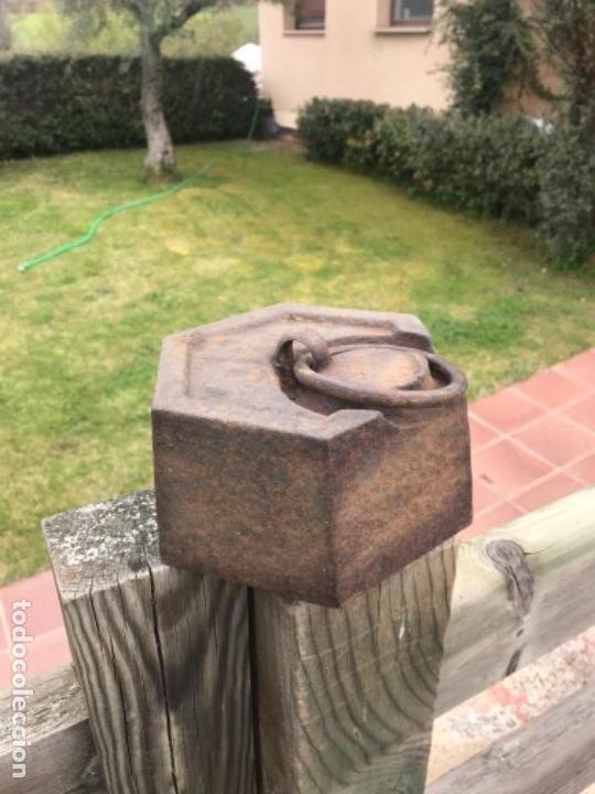 Antig&uuml;edades: Pesa, 10 kilos exagonal - Foto 2