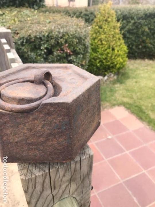 Antig&uuml;edades: Pesa, 10 kilos exagonal - Foto 5