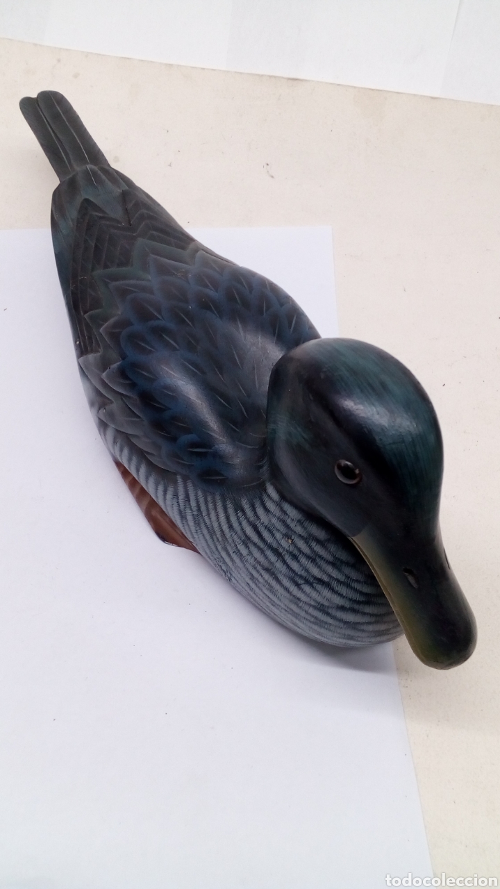 Antig&uuml;edades: Pato de madera grande - Foto 2
